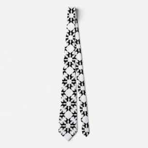 Fransk Bulldog Black and White Tie Slips