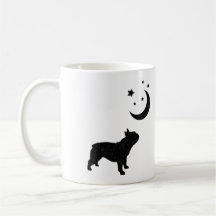 Fransk Bulldog Black Silhouette
