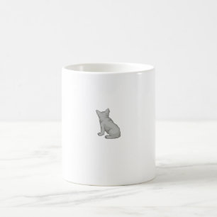 Fransk Bulldog Blue Fransk Bulldog White Pixel Kaffemugg