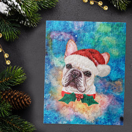 Fransk Bulldog Brett Hund jul Pussel