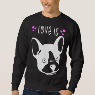 Fransk Bulldog Bulldog Loely Lång Ärmad Tröja