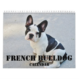 Fransk Bulldog Calendar 2026 med dina foton Kalender