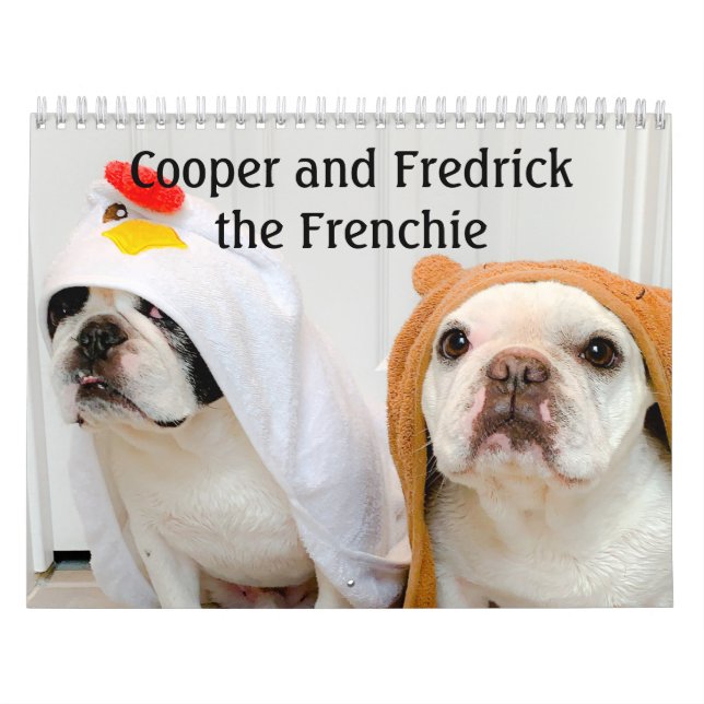 Fransk Bulldog Calendar för Hundälskare! Kalender (Omslag)
