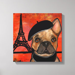 FRANSK BULLDOG       CANVASTRYCK