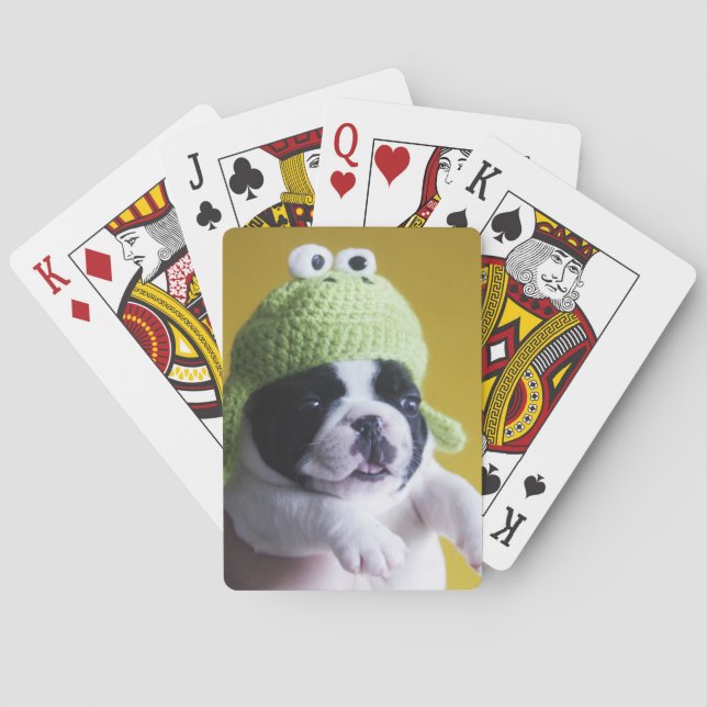 Fransk Bulldog Casinokort (Baksidan)
