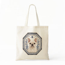 Fransk Bulldog Chinoiserie Handväskor