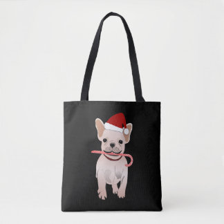 Fransk bulldog christmas tygkasse