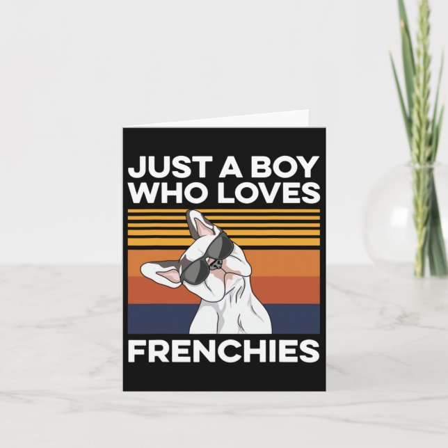 Fransk Bulldog-citat för Frenchie Make Kort (Framsida)