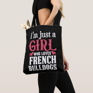 Fransk Bulldog-citat Tygkasse