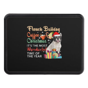 Fransk Bulldog Coffee-jul Det är underbart Dragkroksskydd