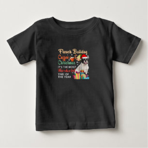 Fransk Bulldog Coffee-jul Det är underbart T Shirt