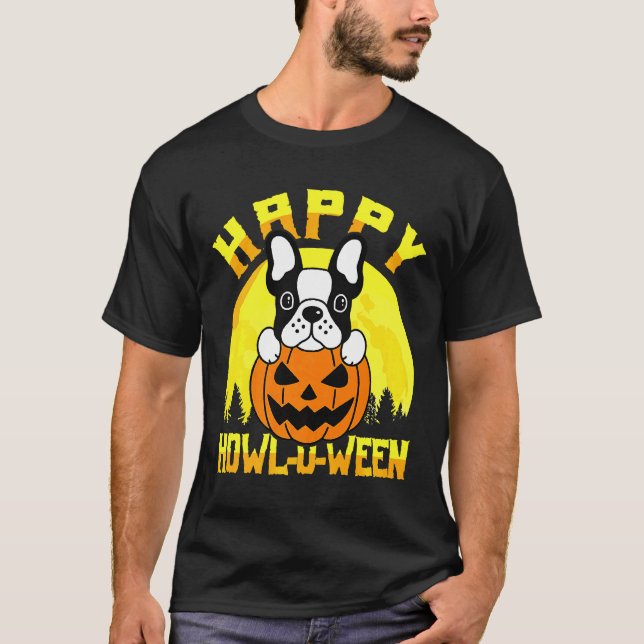 Fransk Bulldog Costume T Shirt (Framsida)