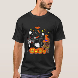 Fransk Bulldog Costume Zombie Witch T Shirt