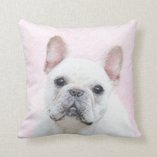 Fransk Bulldog (Cream/White) - Hund Art Kudde