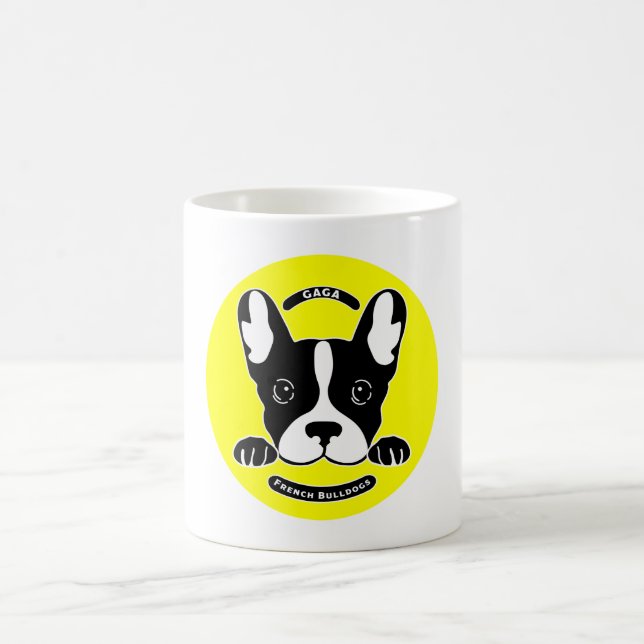 Fransk Bulldog - Cute Little Hundar Kaffemugg (Center)