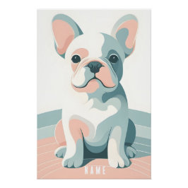Fransk Bulldog Cute poster Perfect Poster
