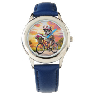 Fransk Bulldog Cykel French Bulldog Armbandsur