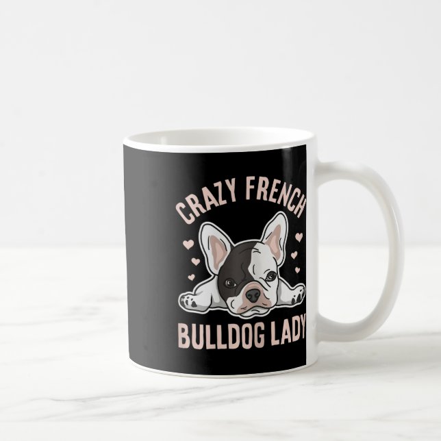 Fransk Bulldog Dam design för din frukost Kaffemugg (Höger)