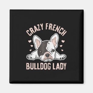 Fransk Bulldog Dam design för din frukost Magnet