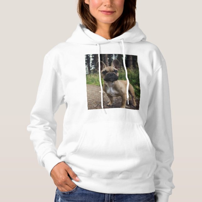 Fransk Bulldog Dekorativ kudde T Shirt (Framsida)