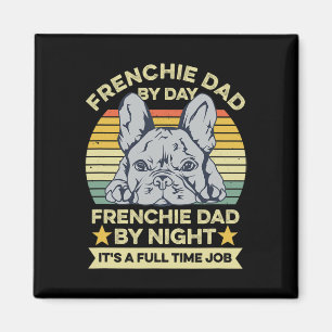 Fransk Bulldog-design för Frenchie Pappa Magnet