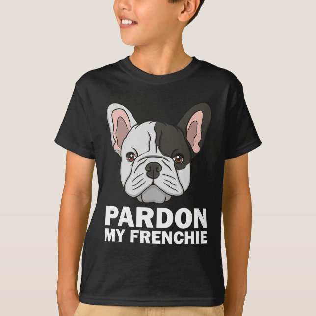 Fransk Bulldog Design För manar Women Pardon My Fr T Shirt (Framsida)