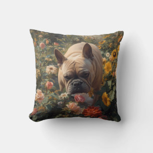 Fransk Bulldog Elegant Dekorativ kudde