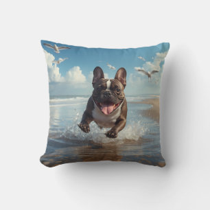 Fransk Bulldog Elegant Dekorativ kudde