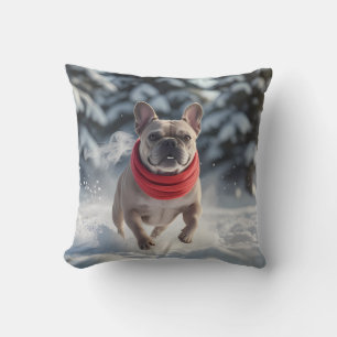 Fransk Bulldog Elegant Dekorativ kudde