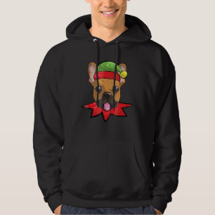 Fransk Bulldog Elf jul Gif Hoodie