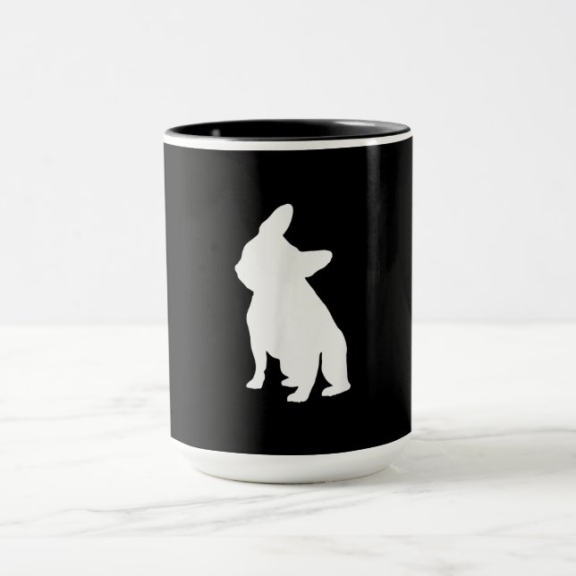 fransk bulldog enkel | söt gåva från franenchie mugg (Center)