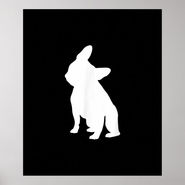 fransk bulldog enkel | söt gåva från franenchie poster (Framsidan)