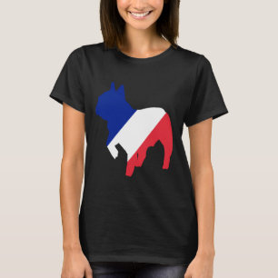 Fransk Bulldog-Flagga T Shirt