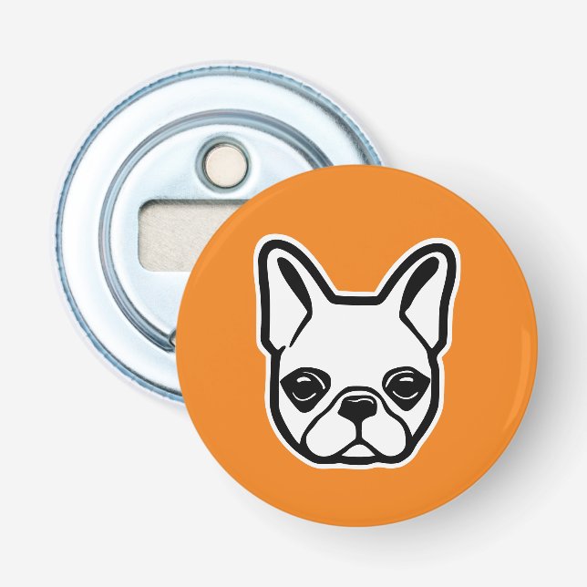 Fransk Bulldog Flasköppnare (Framsidan)