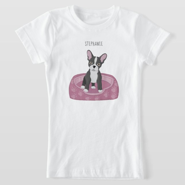Fransk Bulldog Födelsedag T Shirt (Laydown)