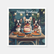 Fransk Bulldog-Födelsedagsfest