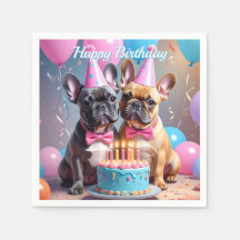 Fransk Bulldog-Födelsedagsfest