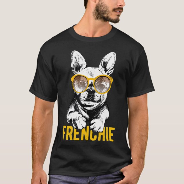 Fransk Bulldog for Frenchie Hund Fläkt Tee (Framsida)