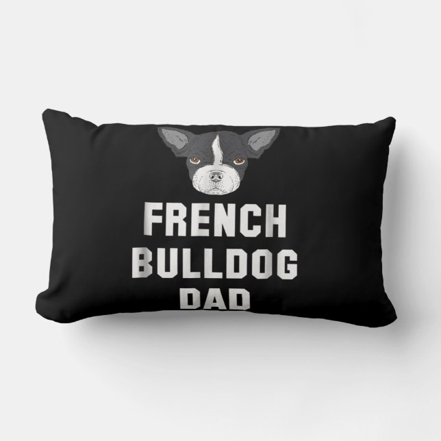 Fransk Bulldog | Fransk Bulldog Pappa Lumbarkudde (Framsida)