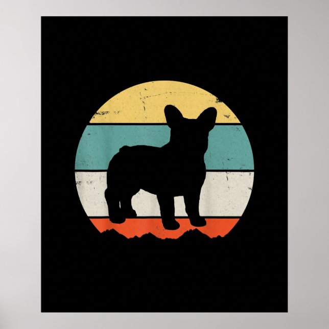 fransk bulldog | fransk för presentflickor poster (Framsidan)