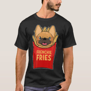 Fransk Bulldog Fransk Fries Kids Frenchie for r T Shirt