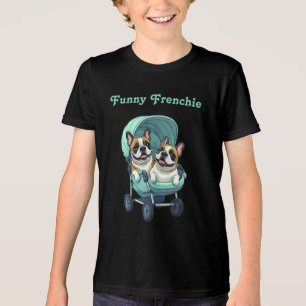 Fransk Bulldog Französische Bulldogge Tvillingar T Shirt