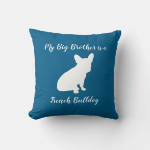 Fransk Bulldog Frenchie Baby SHower Kudde