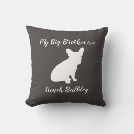 Fransk Bulldog Frenchie Baby SHower Kudde