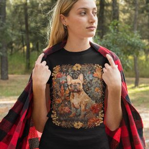 Fransk Bulldog Frenchie Garden Tapestry Birthday T Shirt