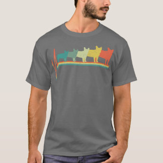 Fransk Bulldog Frenchie Heartslag Vintage 1 T Shirt