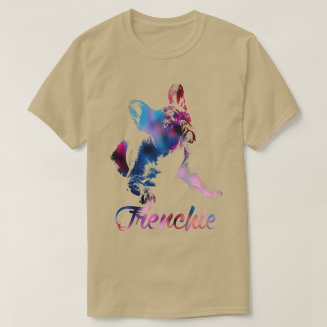 Fransk Bulldog Frenchie Hund 1 T Shirt (Design framsida)