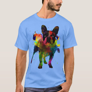 Fransk Bulldog Frenchie Hund 3 T Shirt