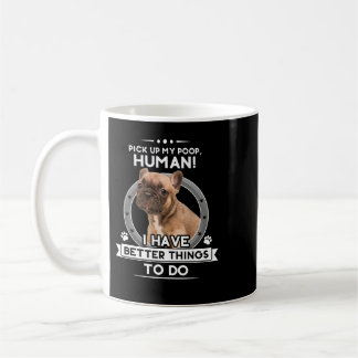 Fransk Bulldog Frenchie Hund Funny Fransk Bulldog Kaffemugg