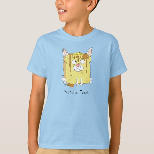 Fransk Bulldog Frenchie Hund Funny T Shirt (Framsida)